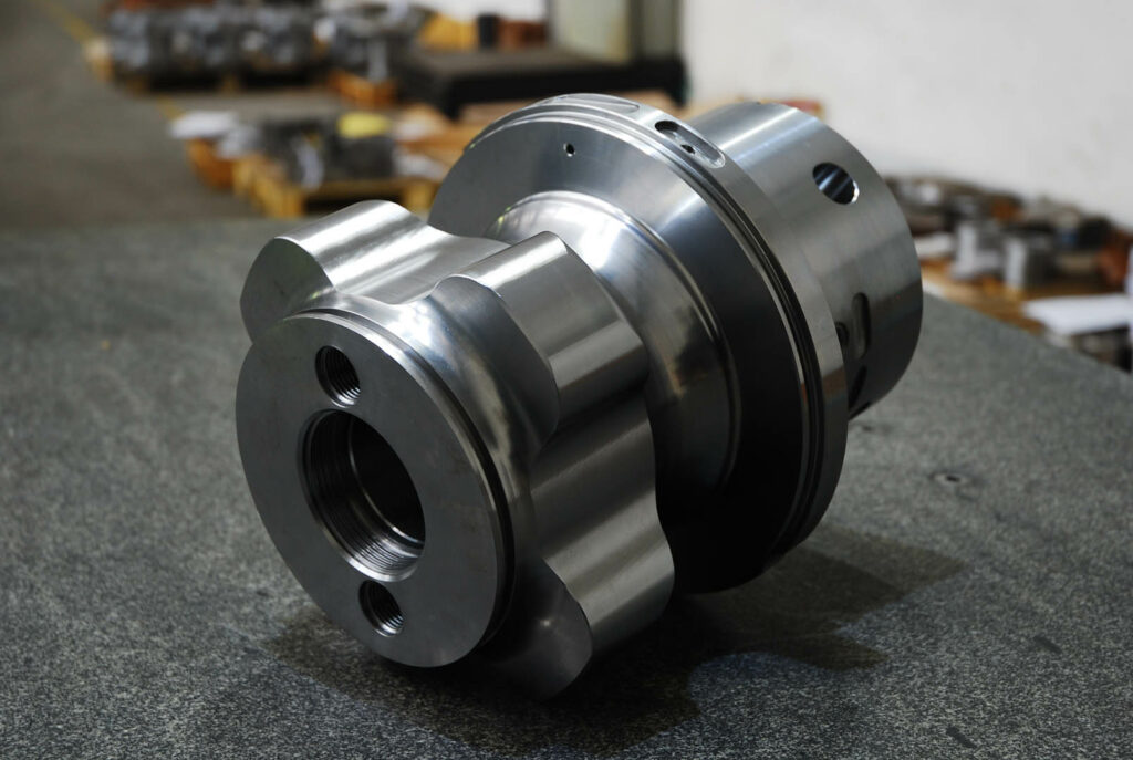 Complex gear shaft coupling component for oil and gas applications
